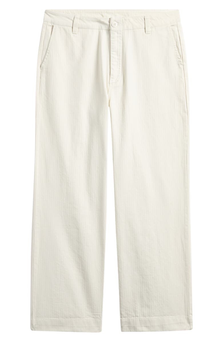 Elwood Groundskeeper Cotton Pants, Alternate, color, Off White