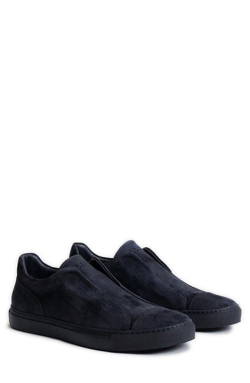 Robert Barakett Catro Laceless Suede Slip-On Sneaker in Navy  product