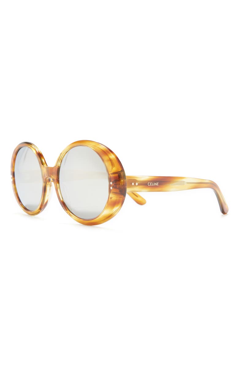 CELINE 57mm Round Sunglasses, Alternate, color,