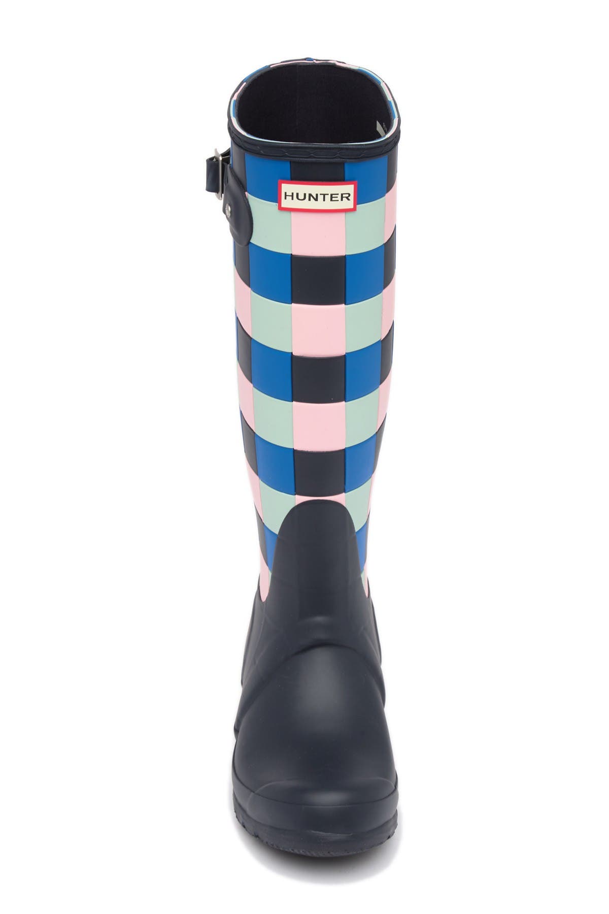 Hunter Original Tall Gingham Print Waterproof Boot (Women) | Nordstromrack