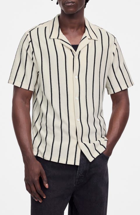 The Textured Knit Camp Shirt