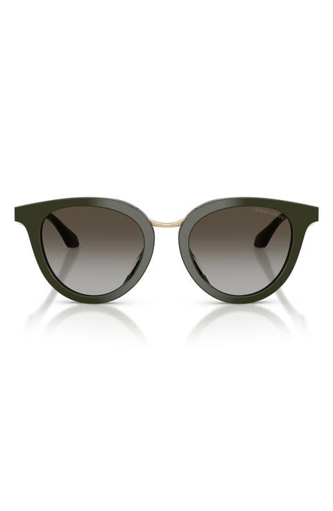 49mm Round Sunglasses