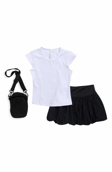 YOGALICIOUS Kids' Chloe T-Shirt, Bubble Skirt & Crossbody Bag Set