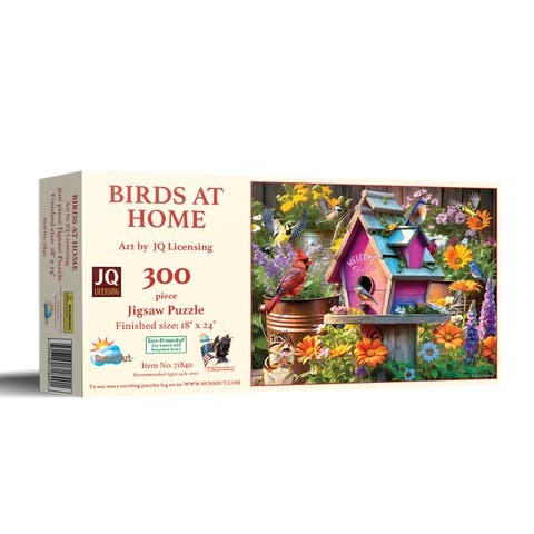 Birds at Home 300 piece Jigsaw Puzzle for Adults
