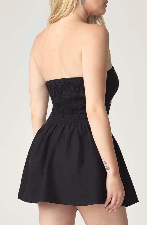 Florence By Mills Halter Minidress In Black