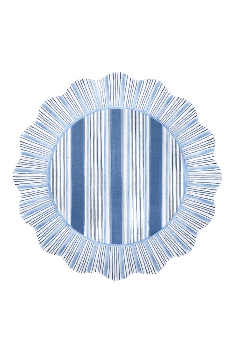 Cabana Set of 4 Melamine Salad Plates, Alternate, color, OCEAN