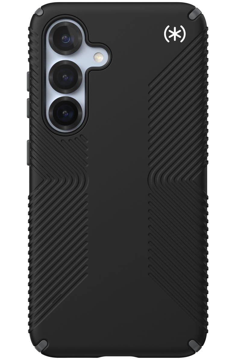 Speck Presidio2 Grip Case with Magnet for Samsung Galaxy S25, Alternate, color, Black