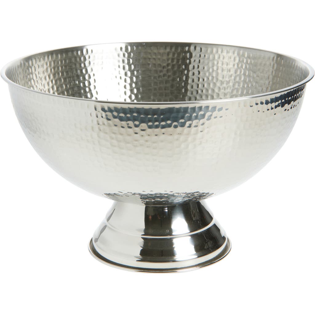 Next Hammered Bar Trug In Silver
