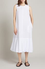 MM by Max Mara Sorriso Sleeveless Linen Blend Dress