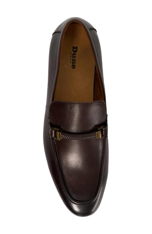 Dune London Scilly Apron Toe Loafer In Brown