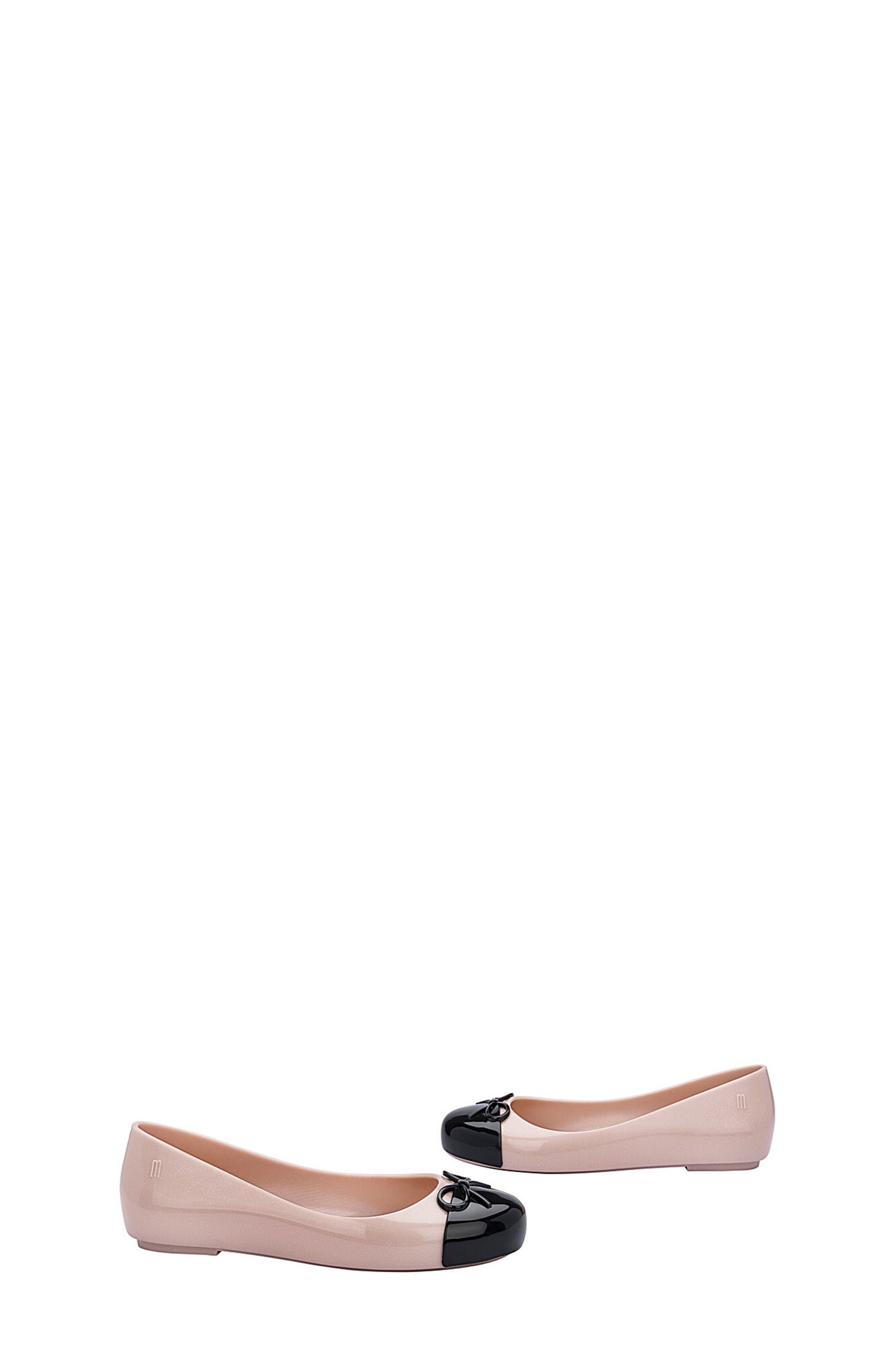 Sweet Love Flat, Alternate, color, GLITTER ROSE/ BLACK