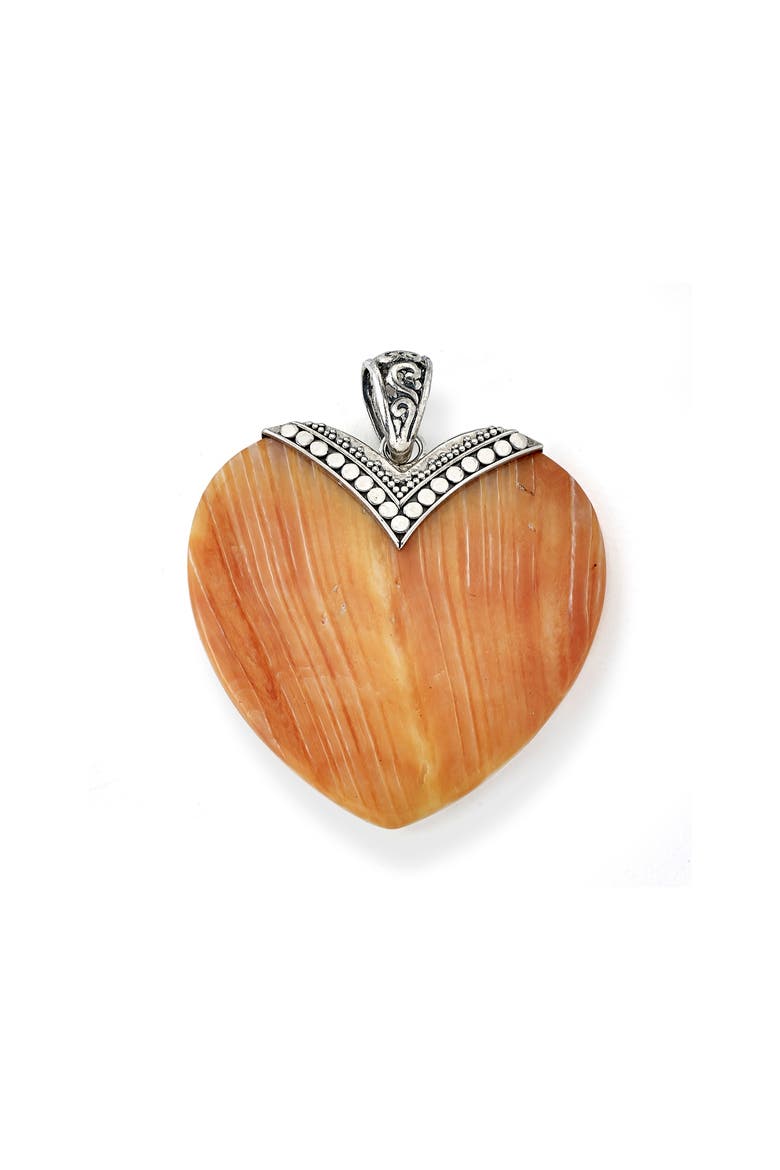 Heart Pendant, Main, color, ORANGE