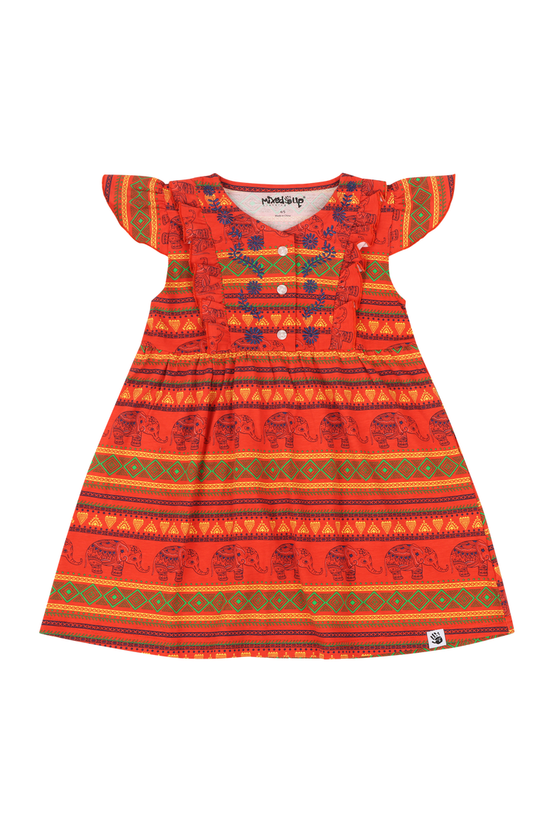 Girls Vestito Dress, Main, color, Jacquard Stripe