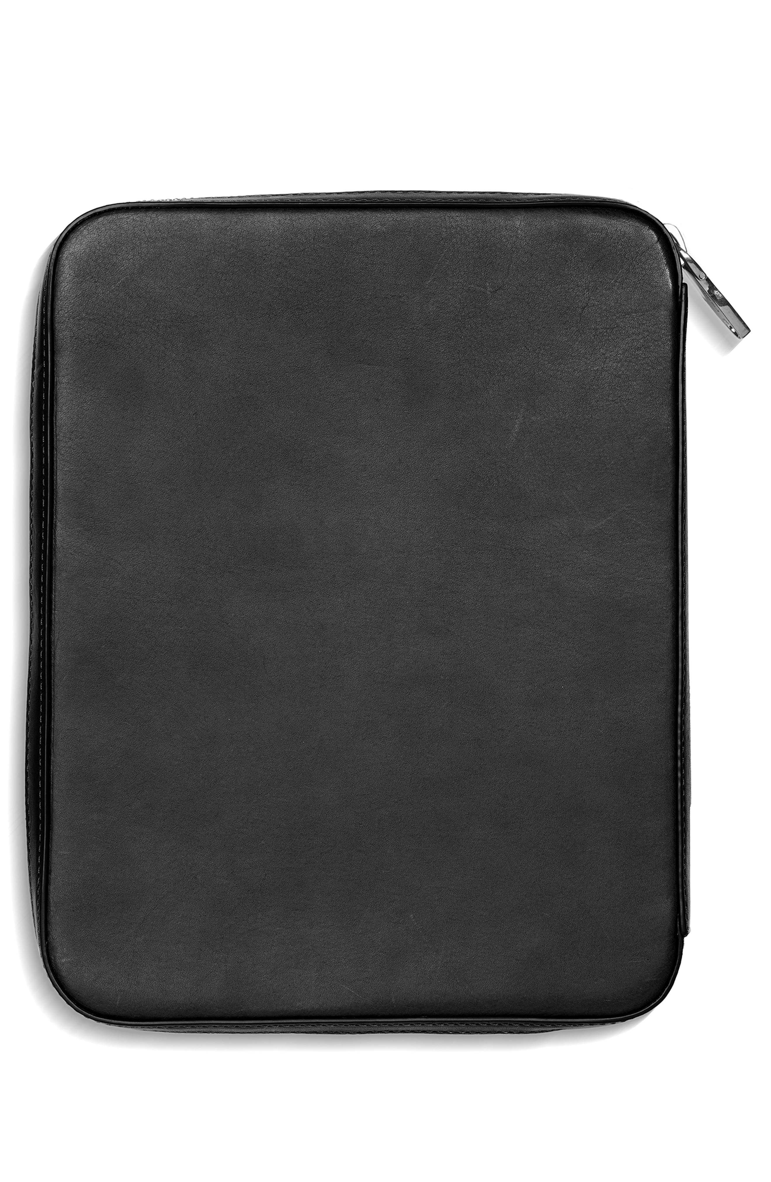 Shinola Leather Tech Portfolio, Alternate, color, 