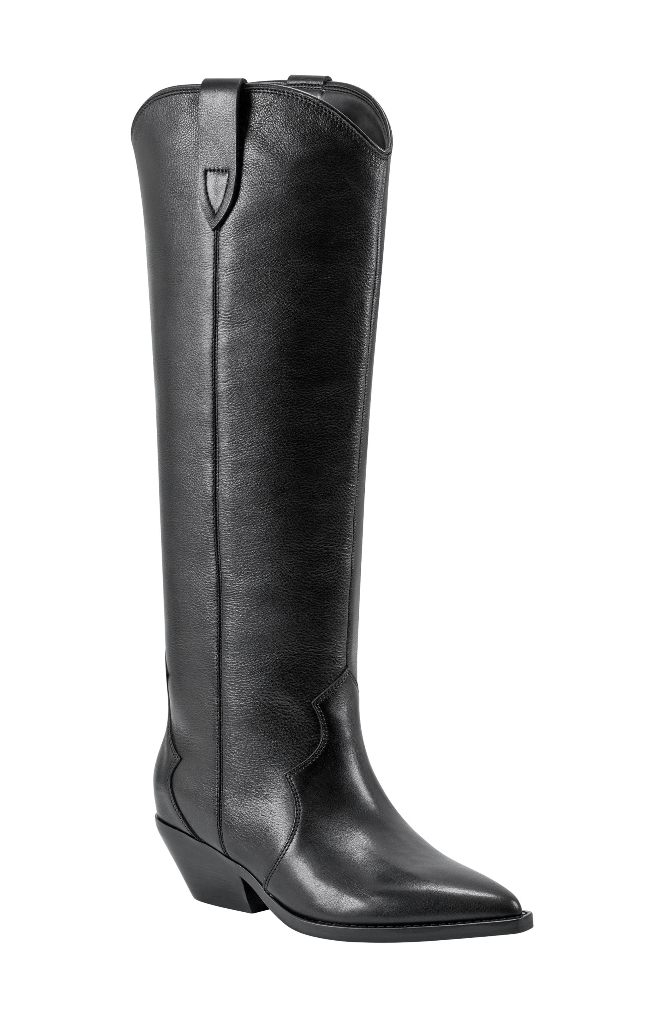 Marc Fisher LTD Ander Knee High Boot, Main, color, Black