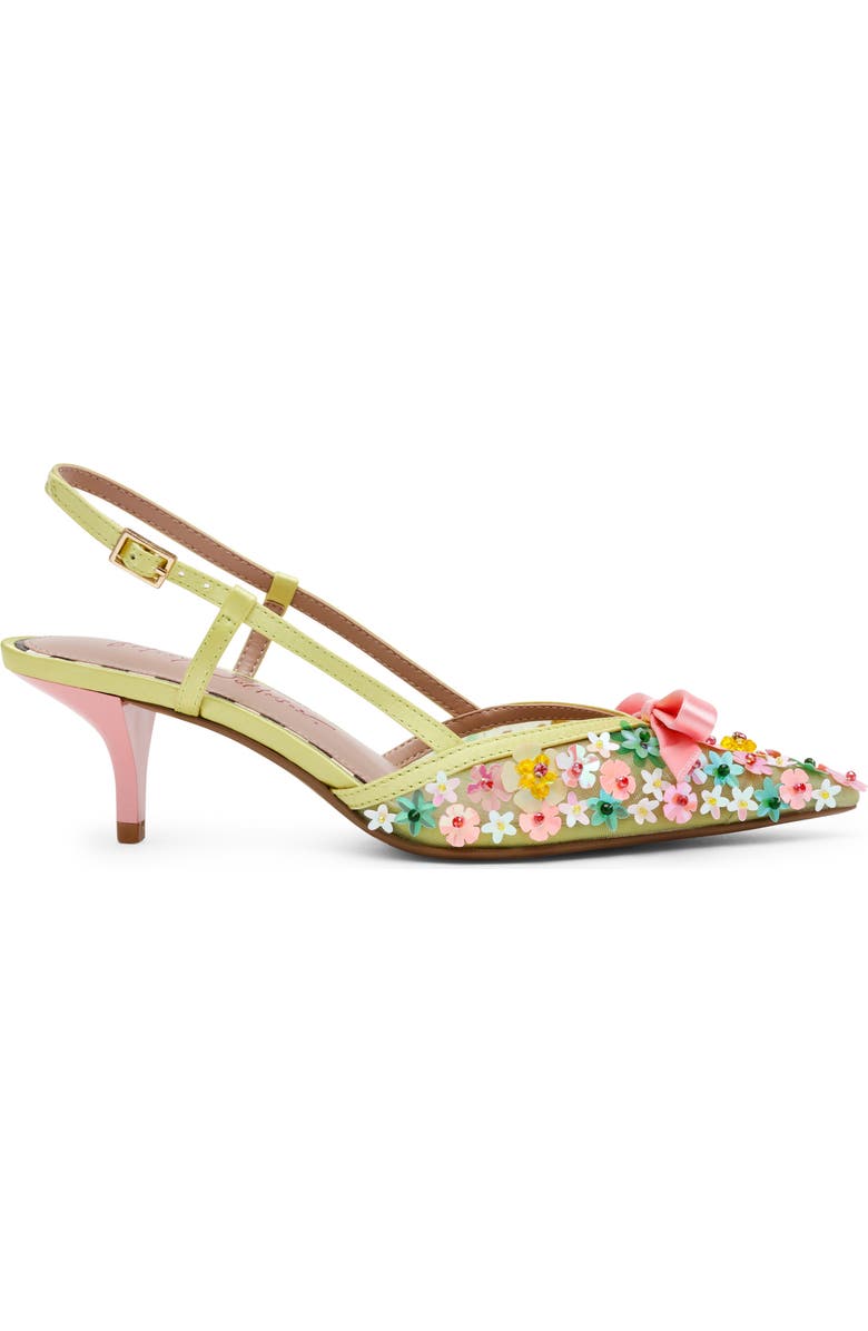 Betsey Johnson Sadyy Slingback Pointed Toe Pump, Alternate, color,