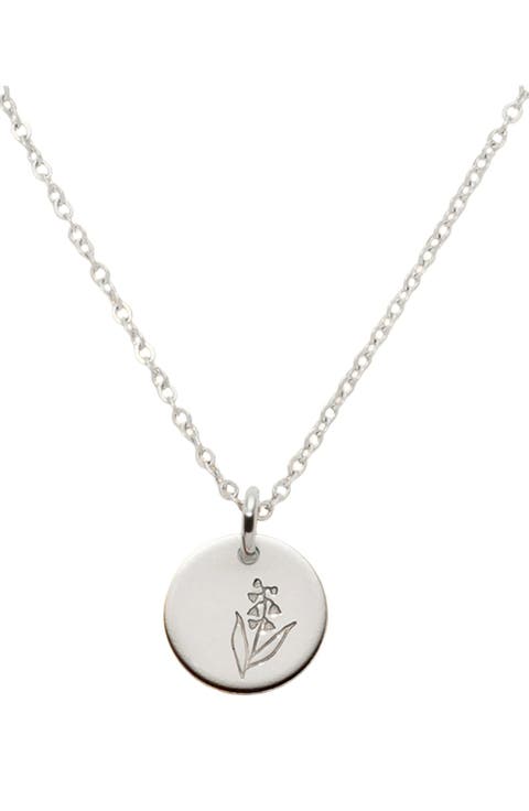 May Birth Flower Necklace