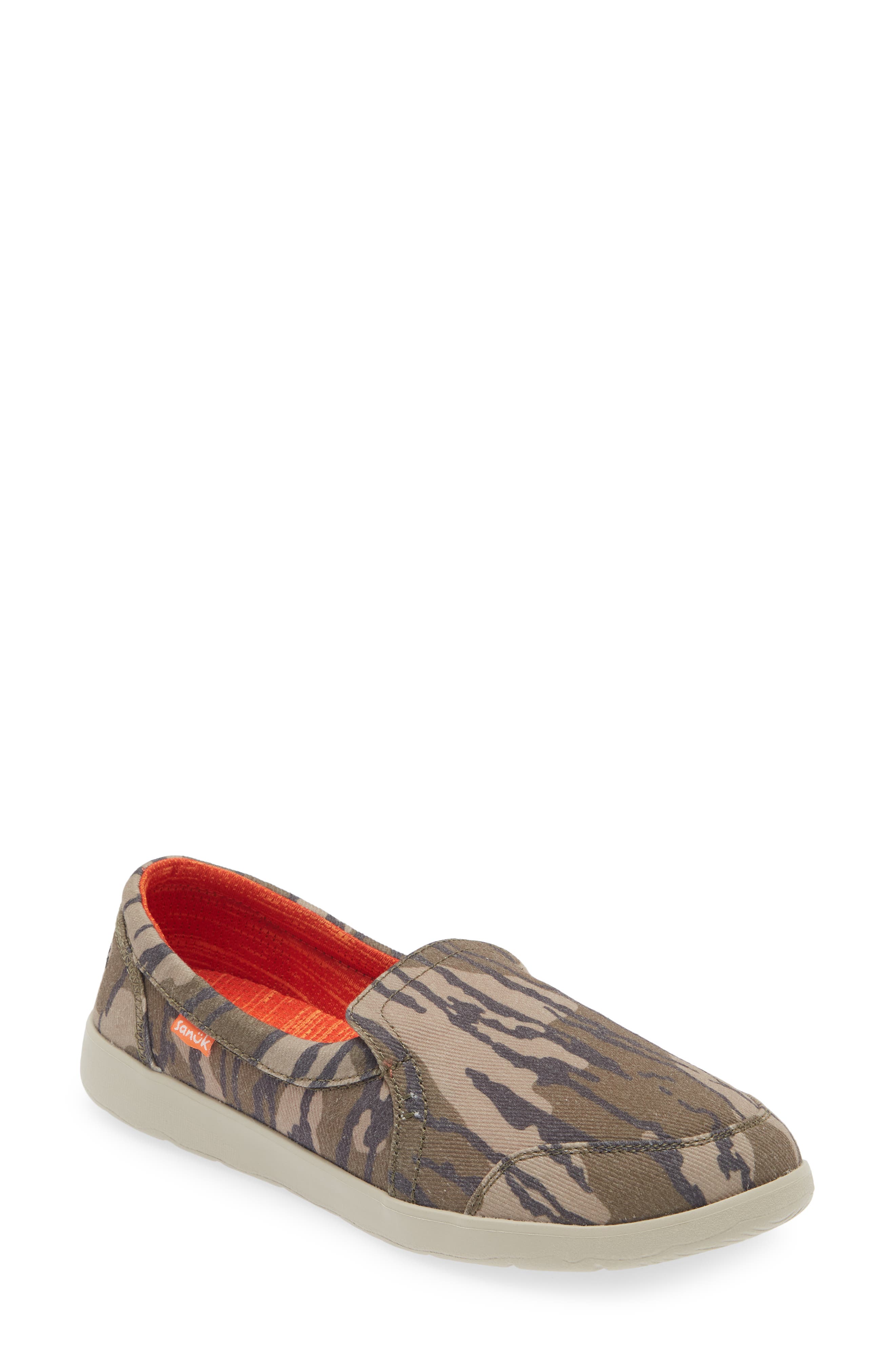 Sanuk x Mossy Oak Hangout Lite Slip-On Sneaker, Main, color, 