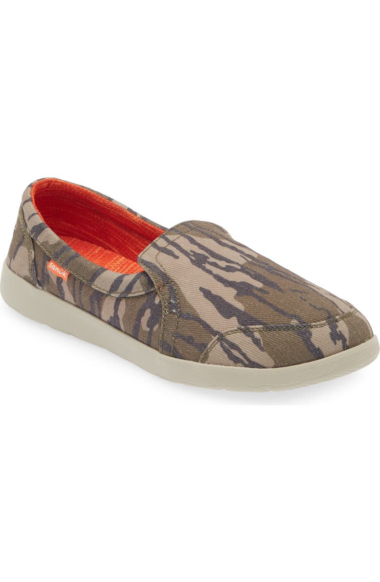 Sanuk x Mossy Oak Hangout Lite Slip-On Sneaker, Main, color,