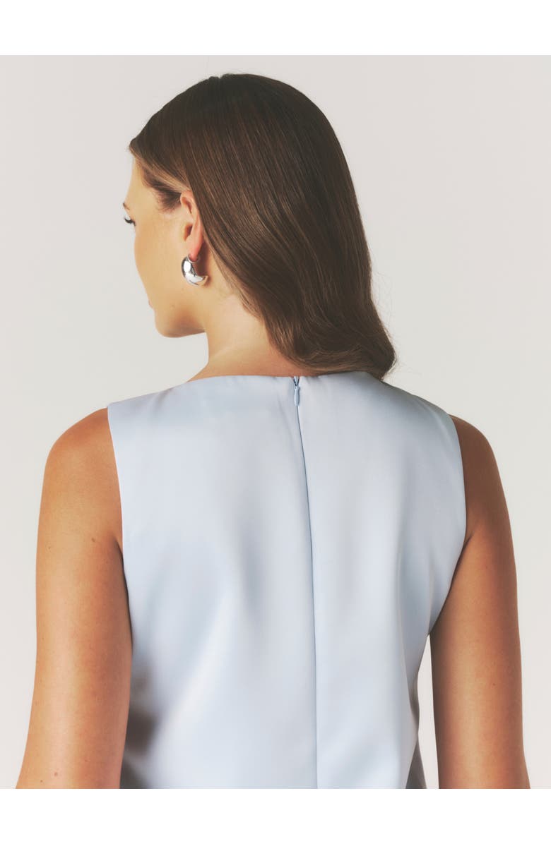 Six Stories Mini Mod Bow Dress, Alternate, color, Pale Blue