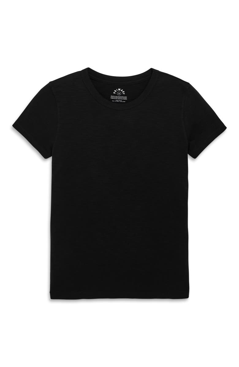 Primary Adult Classic Slub Crewneck Tee, Main, color, Black