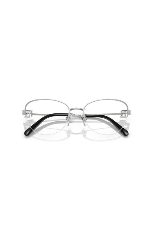 Ralph Lauren 54mm Butterfly Optical Glasses In Metallic