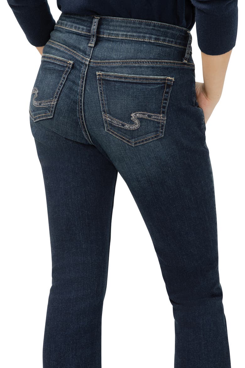 Elyse Curvy Mid Rise Slim Bootcut Jeans, Alternate, color, HARLOW
