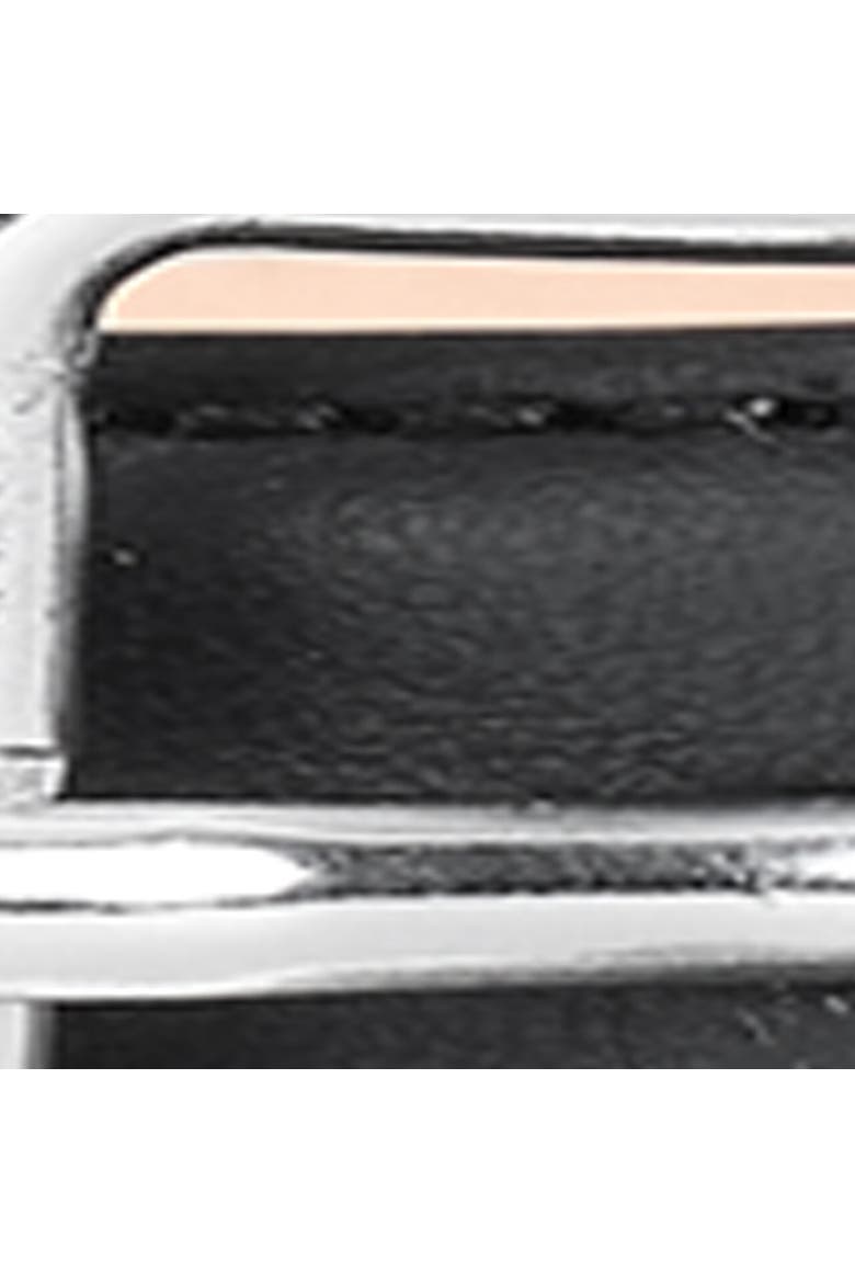 Leather Western Belt, Alternate, color, BLACK / SILVER