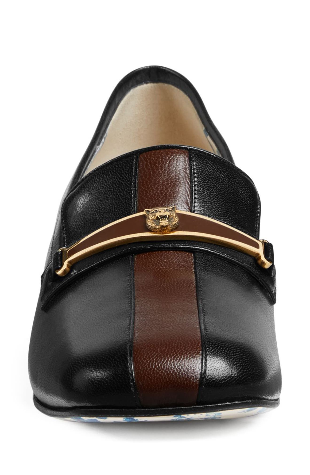 Gucci Loafer Pump, Alternate, color, 
