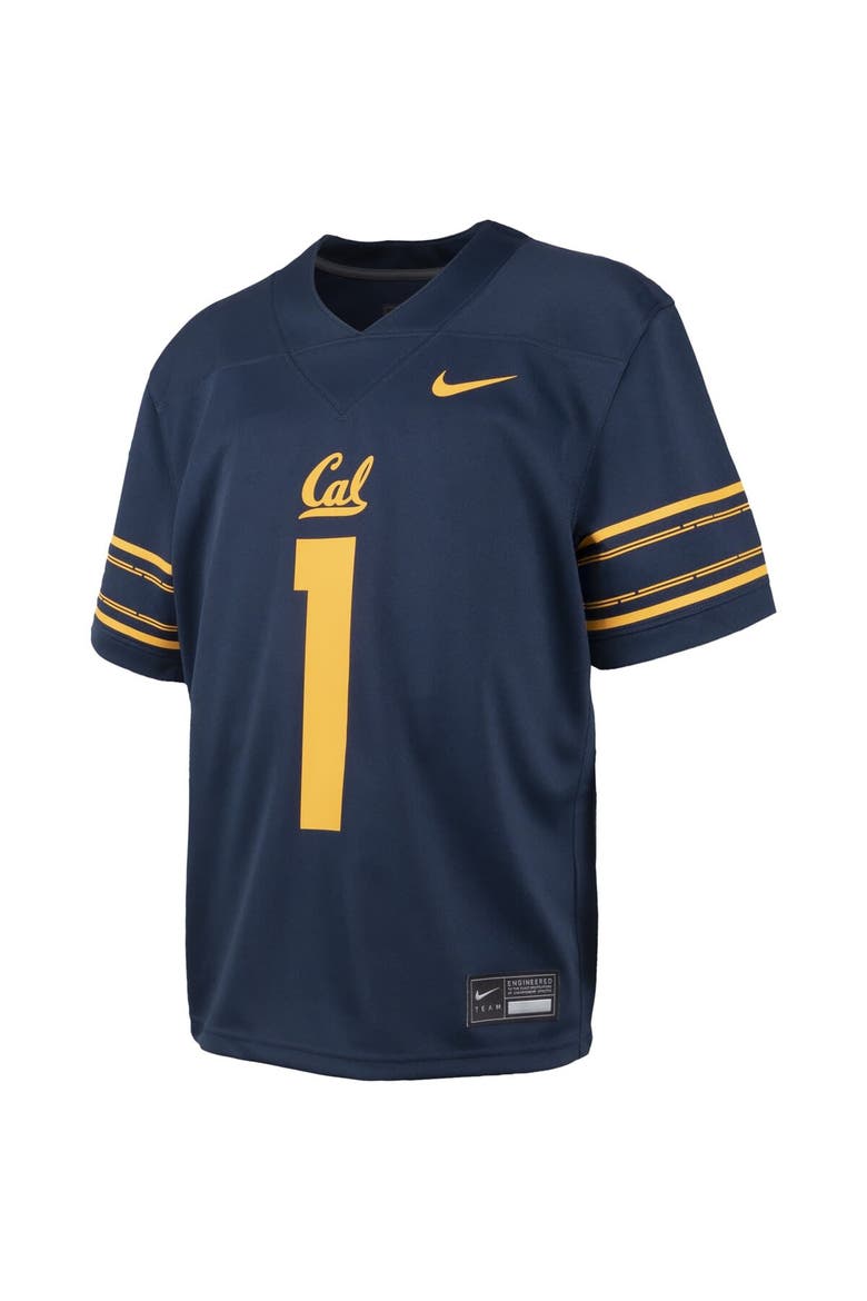 Youth Nike #1 Navy Cal Bears Untouchable Replica Game Jersey, Alternate, color, Navy