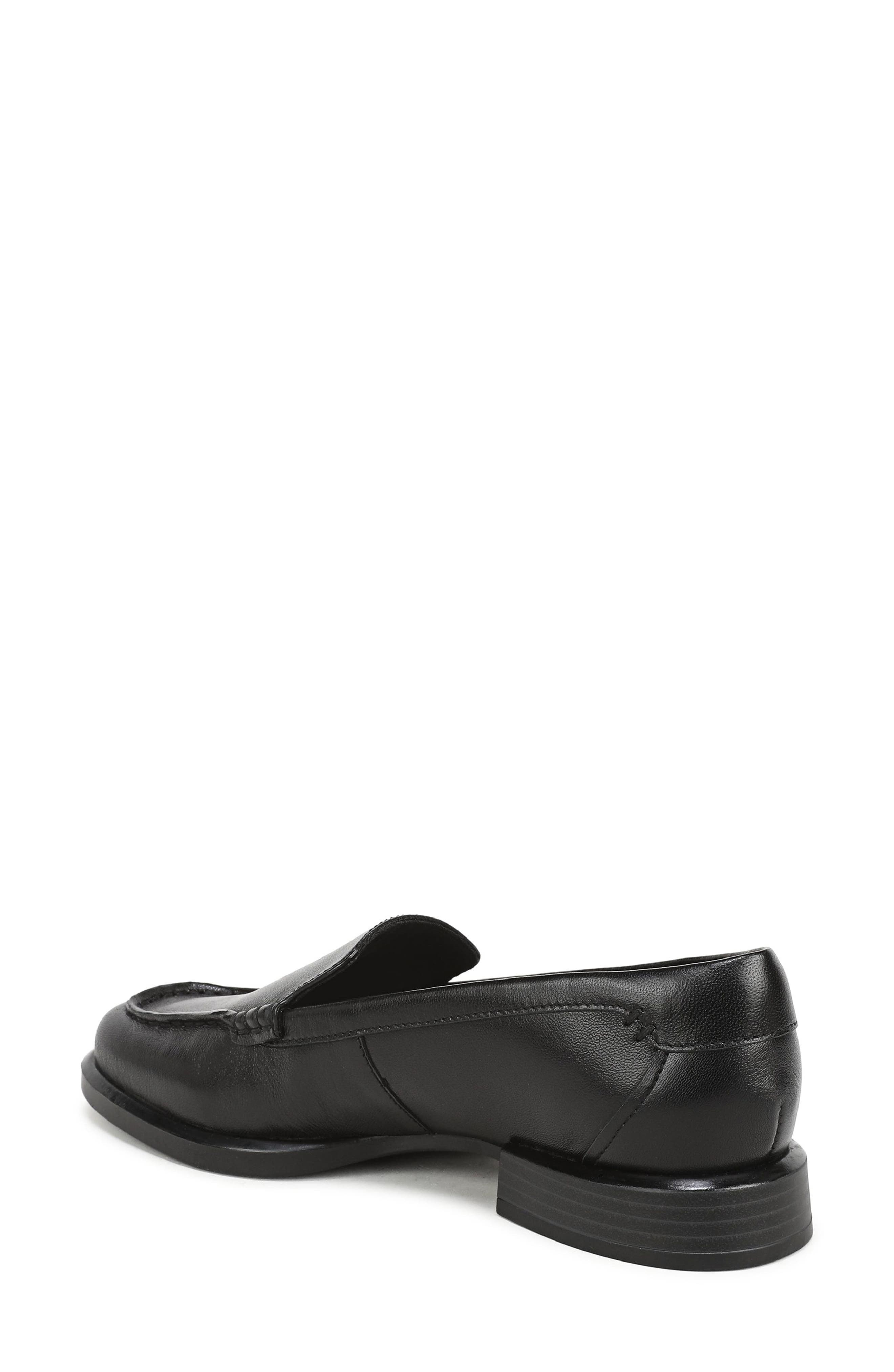 Henley Leather Loafer, Alternate, color, BLACK LEATHER