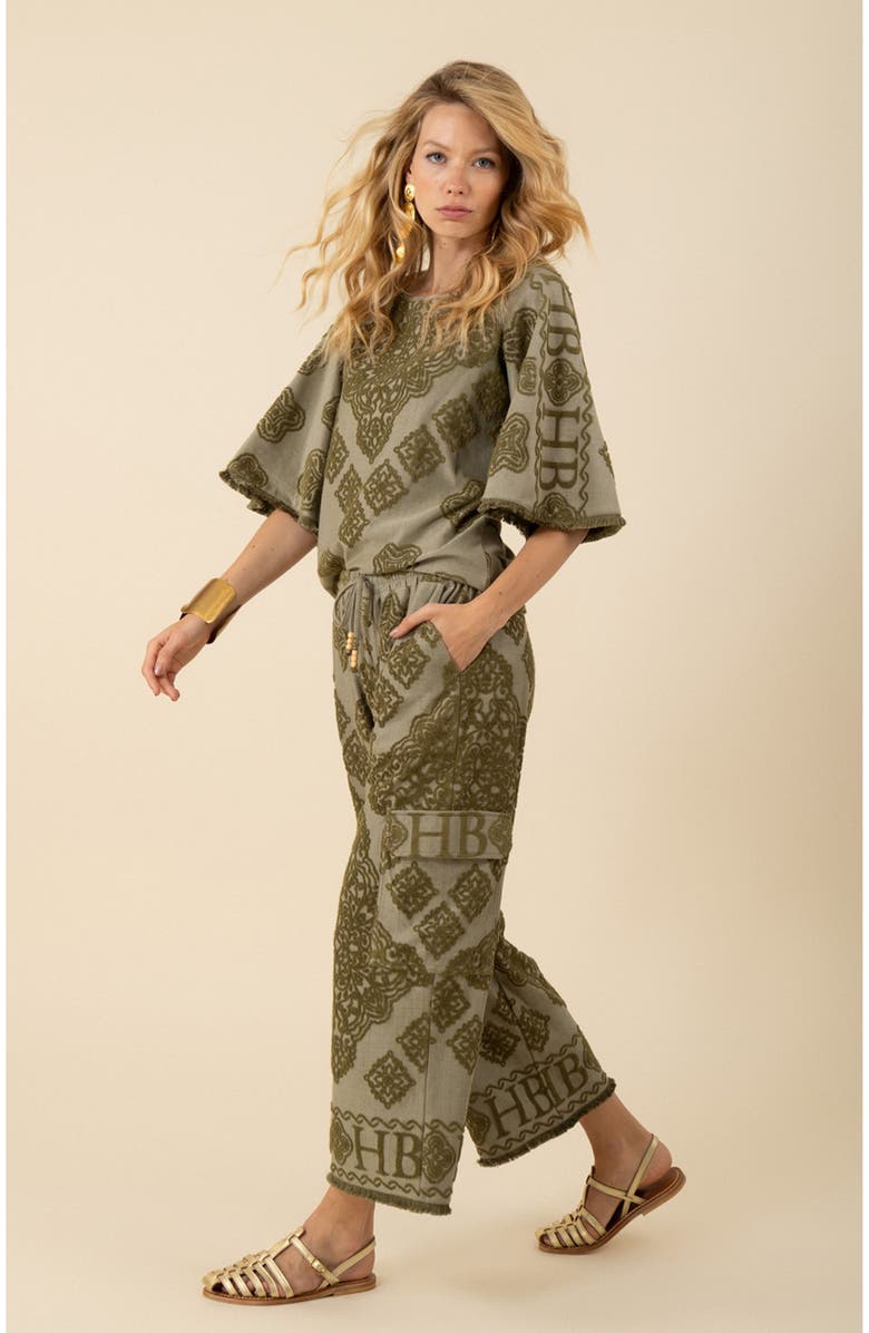Hale Bob Jayda Jacquard Pant, Alternate, color,