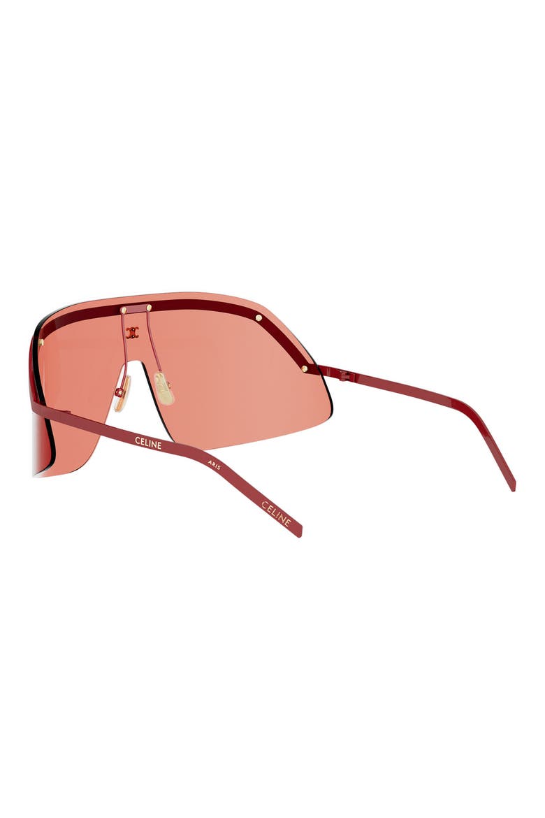 DFIL 0mm Mask Shield Sunglasses, Alternate, color, SHINY RED / BORDEAUX