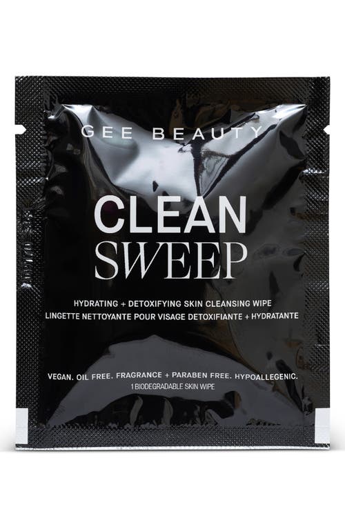 Gee Beauty Clean Sweep Hydrating + Detoxifying Skin Cleansing Wipe