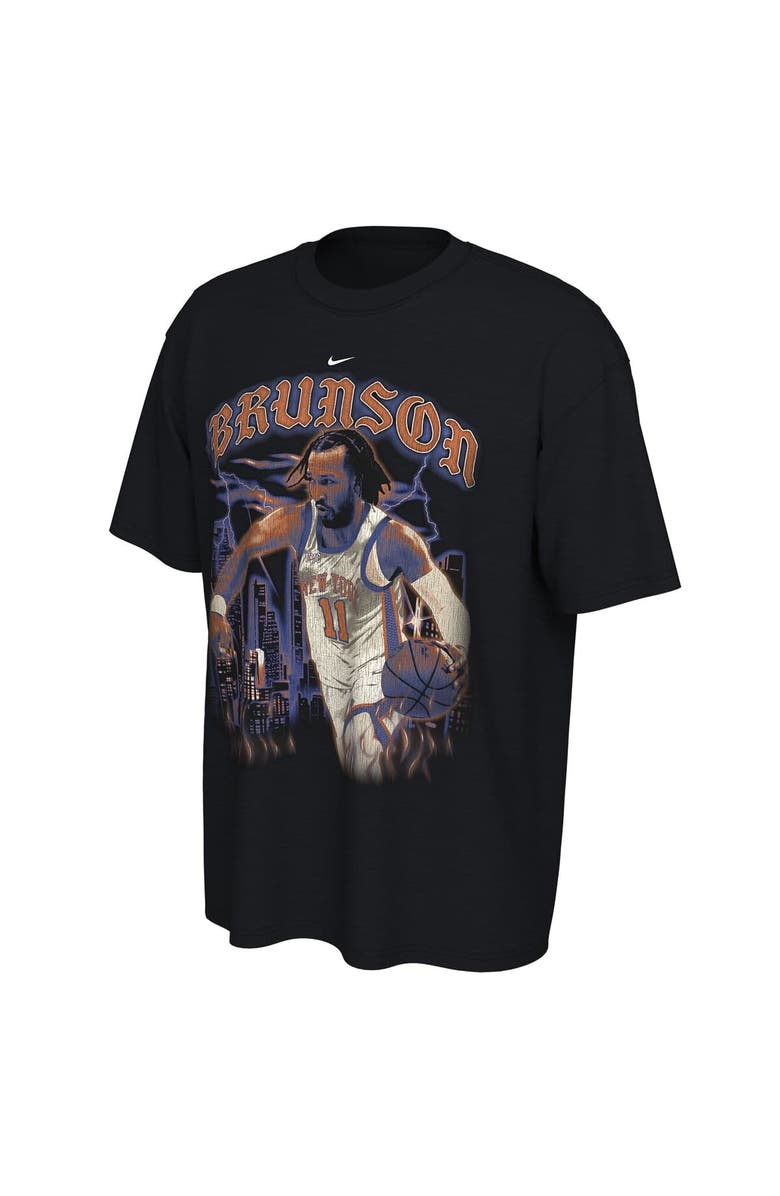Nike Unisex Nike Jalen Brunson Black New York Knicks 2025/26 City Edition Player Graphic T-Shirt, Alternate, color, Black