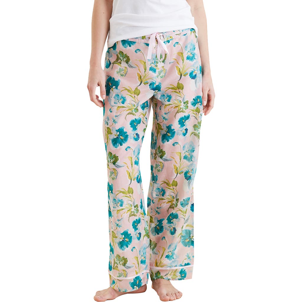 PAPINELLE PAPINELLE AUDREY FLORAL PRINT COTTON & SILK PANTS