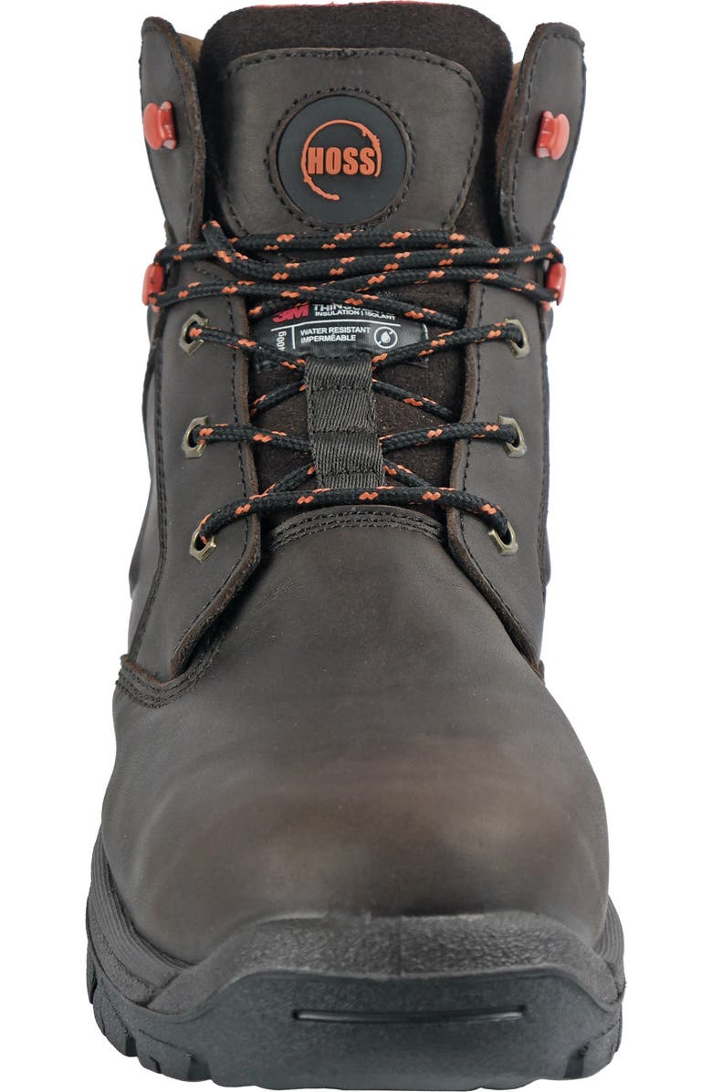 Hoss Boot Company HOSS Hudson 6 Inch Insulated Composite Toe Work Boot, Alternate, color, Brown