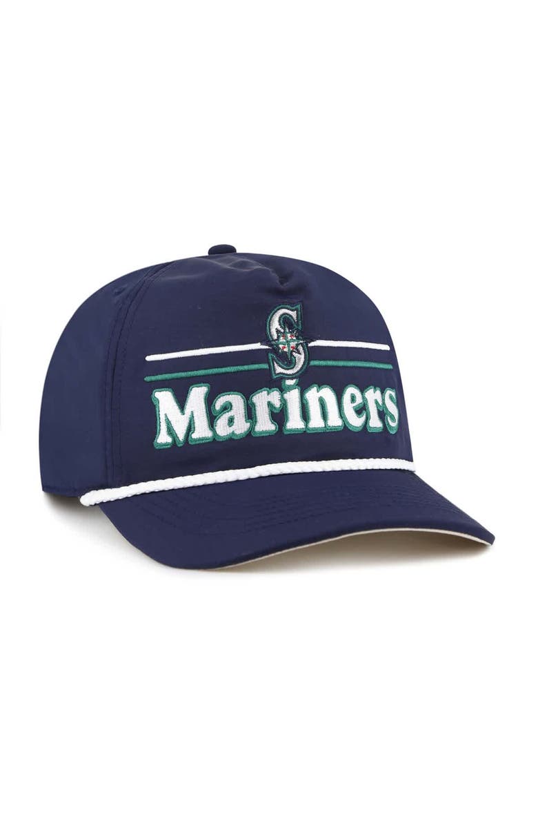 '47 Men's '47 Navy Seattle Mariners Campscape Hitch Adjustable Hat, Alternate, color, 
