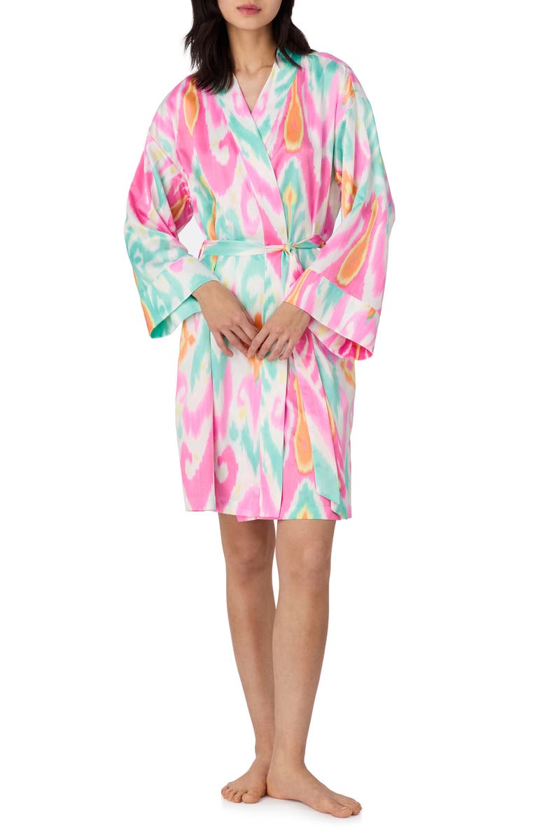 Lauren Ralph Lauren Print Long Sleeve Robe, Alternate, color, 