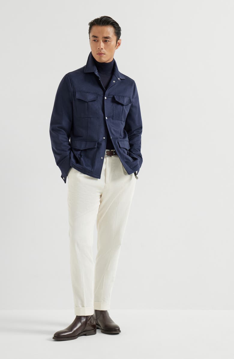 Brunello Cucinelli Corduroy trousers, Alternate, color, Off-White