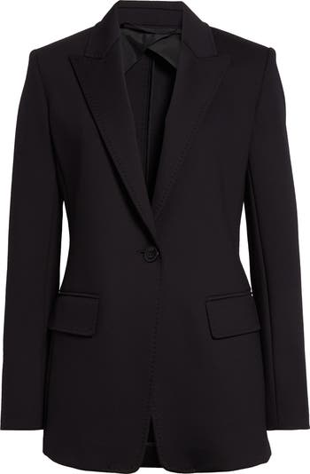 Max Mara Studio Caprara Single Button Jersey Blazer | Nordstrom