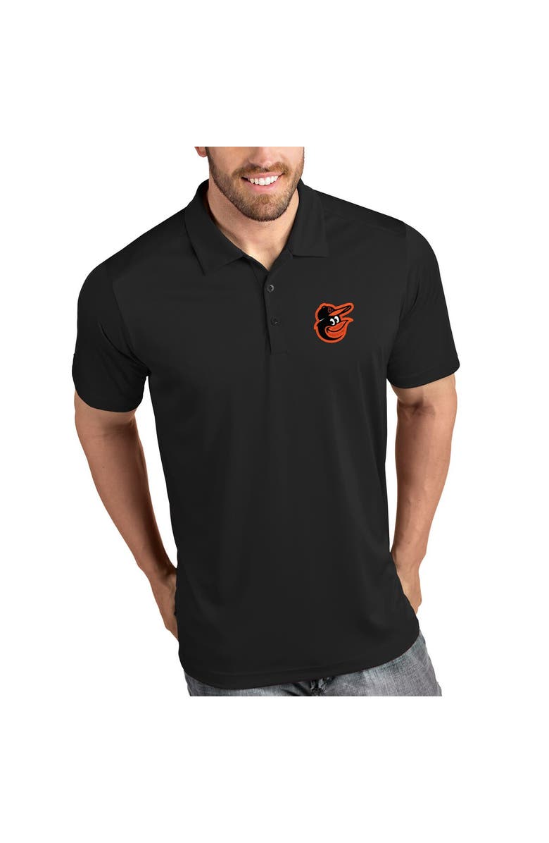 ANTIGUA Men's Antigua Black Baltimore Orioles Tribute Polo, Main, color, Black