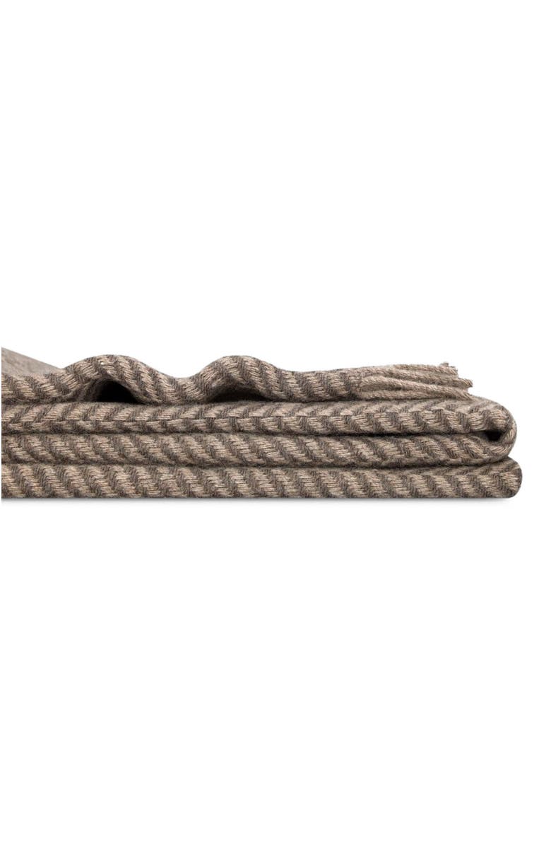 Togas Fortier throw, Alternate, color, Brown