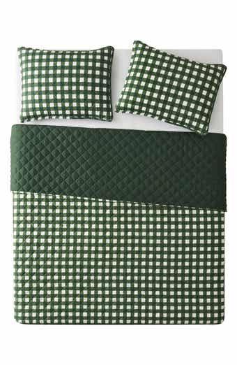 Gingham Quilt Set