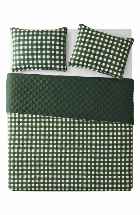 Gingham Quilt Set
