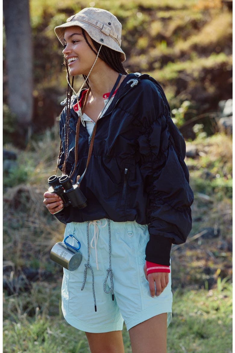 FP Movement FP Light Packer Water Resistant Hiking Pullover, Alternate, color, BLACK