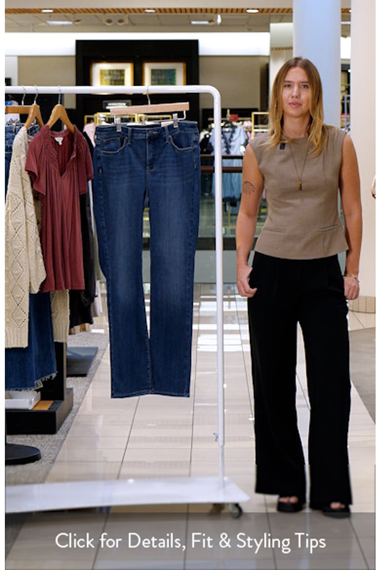 Sheri Slim Straight Leg Jeans video