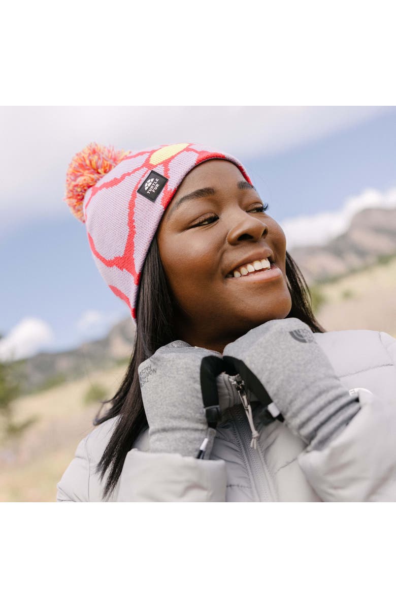 Turtle Fur Bloom Bloom Pom Beanie, Alternate, color, 