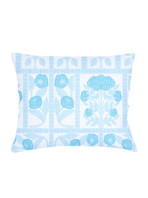 Blossom Field Linen Dutch Euro Pillow Cover Only