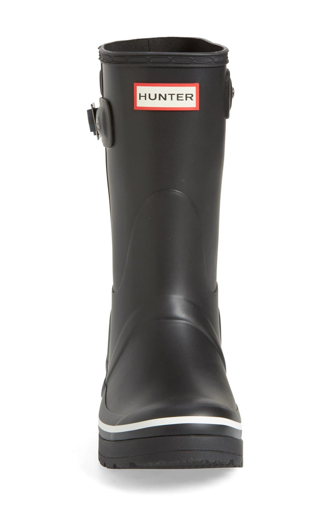 Hunter 'Original Short' Wedge Rain Boot, Alternate, color, 